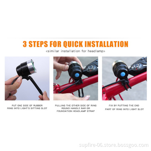Factory price Multi-purpose amphibious bicycle light, environmentaland protection